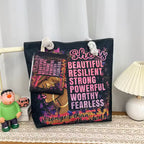 Tote Girl — Canvas Tote Bag | Choose Your Print