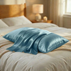 Silk Pillowcase Set of 2 – 22 Momme Silk Pillow Covers with Hidden Zipper | Cooling, Hair & Skin Care | Queen & King Sizes