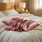 Silk Pillowcase Set of 2 – 22 Momme Silk Pillow Covers with Hidden Zipper | Cooling, Hair & Skin Care | Queen & King Sizes