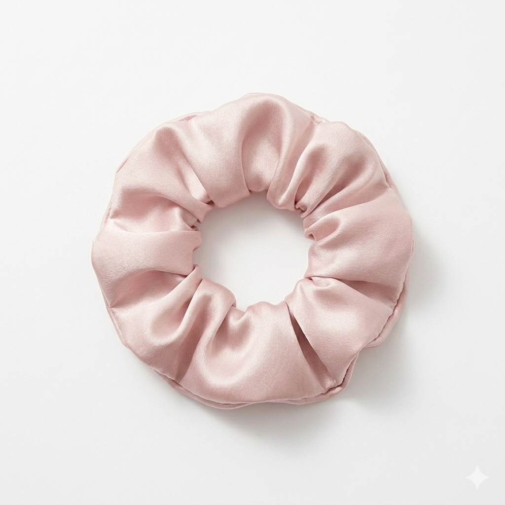 Luxury Satin Sleep Gift Set – Silk Eye Mask, Satin Scrunchie & Travel Pouch | Self Care Gift for Women