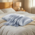 Silk Pillowcase Set of 2 – 22 Momme Silk Pillow Covers with Hidden Zipper | Cooling, Hair & Skin Care | Queen & King Sizes