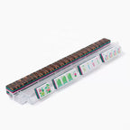 Leopard Print Mahjong Set – 160 Tiles (Acrylic, Engraving + UV Print)