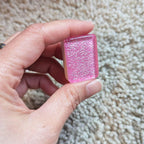 Pink Glitter Mahjong Tile Set – Acrylic Engraved (166 Tiles)