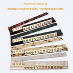 American Mahjong Tile Rack – Straight Edge Ruler (Multi-Style Acrylic Finish)