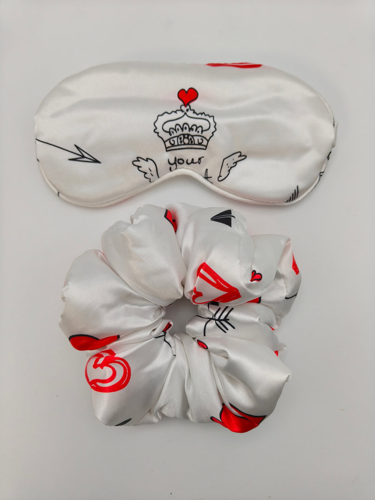 Satin Silk Scrunchie & Eye Mask Gift Set